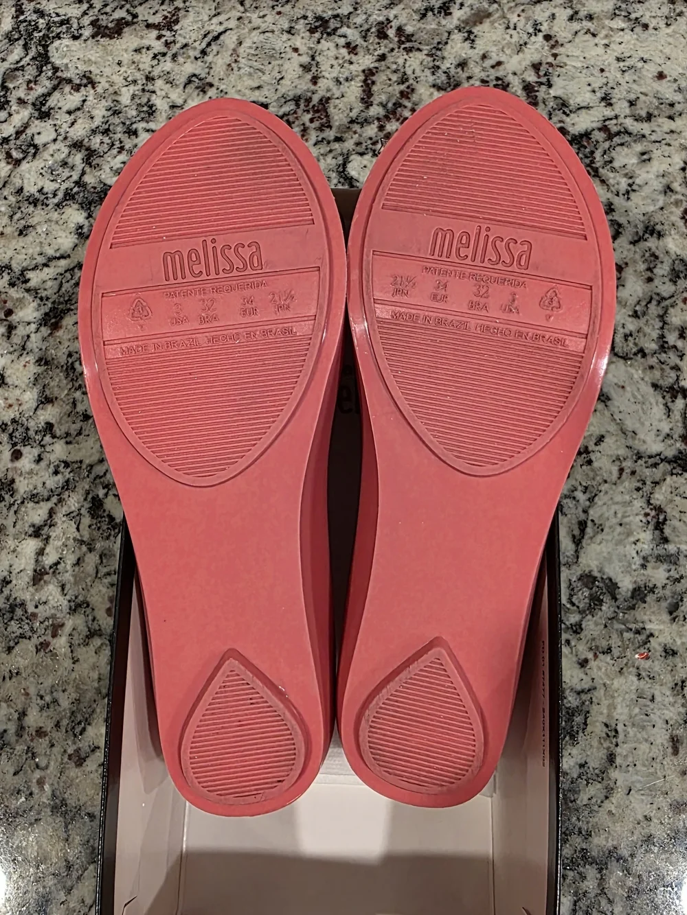 Mel Girls Ultragirl Elements Ballet Flats with Gold Bow Accent - Size 3Y